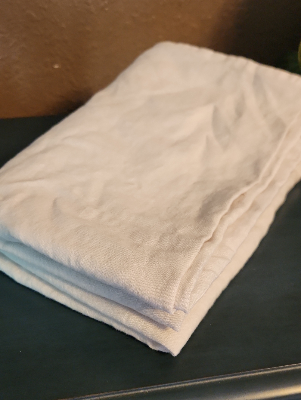 Quince European Linen Standard Sham Set - Sand, Like New